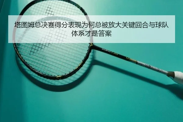 塔图姆总决赛得分表现为何总被放大关键回合与球队体系才是答案